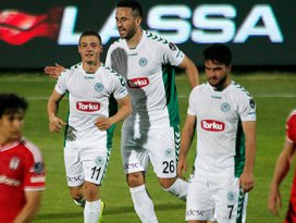 Torku Konyaspor Beşiktaşı dize getirdi! 1-0