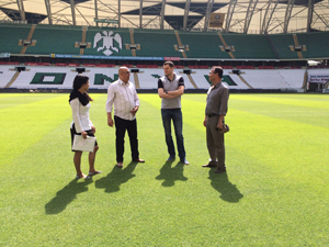 Torku Arena Letonya heyetini büyüledi!