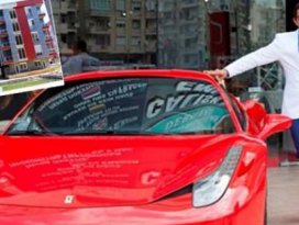 Ferrarili müteahhit kaçınca ev onlara kaldı!