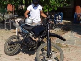Piknik tüpüyle 700 km yol gidiyor!
