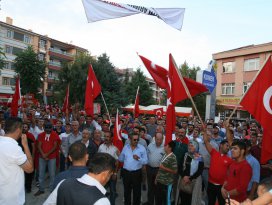 Kulu’da şehitlere saygı, teröre lanet yürüyüşü