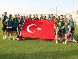 Torku Konyasporlu futbolculardan teröre lanet