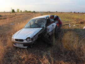 Balayı dönüşü kaza: 3 yaralı