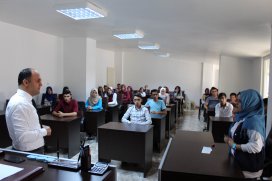 Meslek lisesi öğrencilerinden Başkan Özaltun’a ziyaret