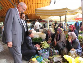 MHP adayları Seydişehirde seçmenle buluştu