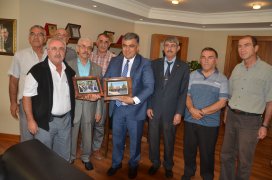 Gazilerden başkan Özgüven’e ziyaret