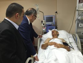 Kaza yapan partililere ziyaret