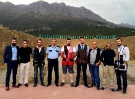 Emniyet Müdürü Aydoğandan, trap atıcılarına ziyaret