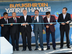 Büyükşehir’in ilçe yatırımları sürüyor