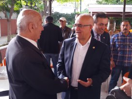 Sait Gönen, emekli öğretmenlerle buluştu