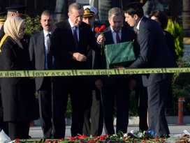Cumhurbaşkanı Erdoğan patlama bölgesinde