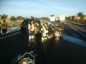 Konyada trafik kazası: 1 ölü 1 yaralı