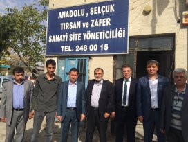 Altunyaldız, sanayi sitesini ziyaret etti