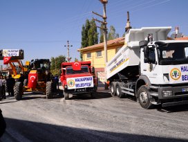 Halkapınarda 15 iş makinesi ve araç hizmete girdi