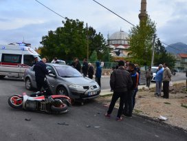 Seydişehirde trafik kazası: 1 yaralı