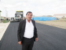 Başkan Dere, yol çalışmalarını inceledi