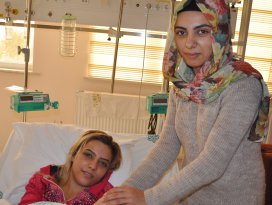 Ablasına karaciğeriyle hayat verdi