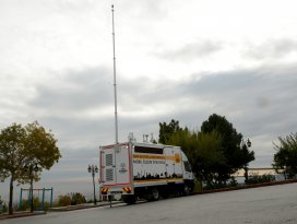 Mobil hava kalitesi ölçüm istasyonu hizmete girdi