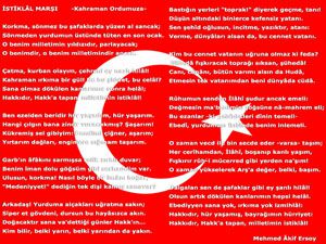 İstiklal Marşını güzel okuma yarışması yapıldı