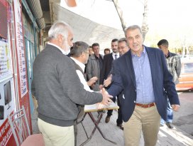 Başkan Hançerliden teşekkür ziyaretleri