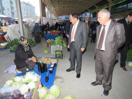 Özaltundan esnaf ziyareti