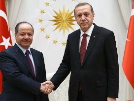 Cumhurbaşkanı Erdoğan, Barzaniyi kabul etti