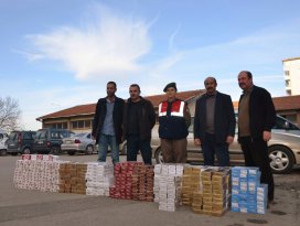 Konyada 10 bin paket kaçak sigara ele geçirildi