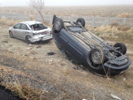 Konyada zincirleme trafik kazası: 15 yaralı