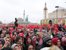 Konyada Erdoğana sevgi seli