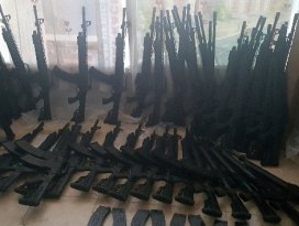 Konyadan kargoyla cephanelik getirmişler