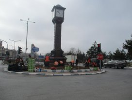 Beyşehir, ilkbahar için hazırlıklara başladı