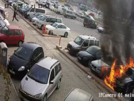 Güvenlik kamerasına yansıyan kundakçılar tutuklandı