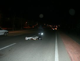 Konyada otomobilin çarptığı Senegalli genç öldü