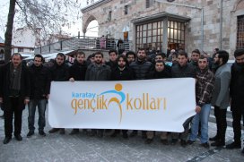 AK Parti Karatay Gençlik Kolları sabah namazında bir araya geldi