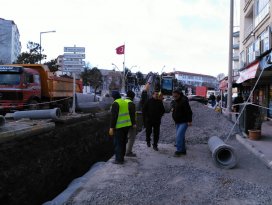 Seydişehir’de kanalizasyon hatları tamamlanıyor