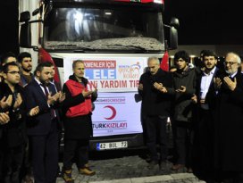 Konyadan Bayırbucak Türkmenlerine yardım