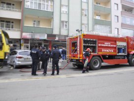 Seydişehir’de iş yerinde yangın