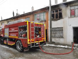 Seydişehir’de ev yangını
