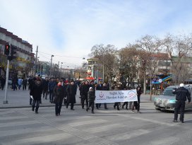 Konyada sağlıklı yaşam yürüyüşü