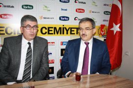 Rektör Şahinden Konya Gazeteciler Cemiyetine ziyaret