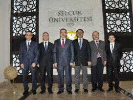 Kamu Basını Temsilcileri Rektör Şahin’i ziyaret etti