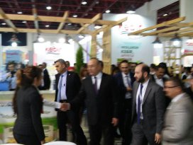 Dışişleri Bakanı Çavuşoğlu Torku Standında
