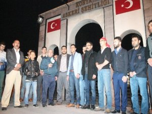 Konyada Ankara ve Diyarbakırdaki terör olaylarına tepki
