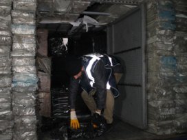 Tam 161 bin paket kaçak sigara