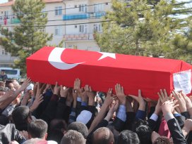 Konyalı şehit son yolculuğuna uğurlandı