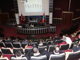 Karatay Belediyesi personeline iş güvenliği semineri