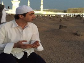 Necati Şaşmaz kutsal topraklarda