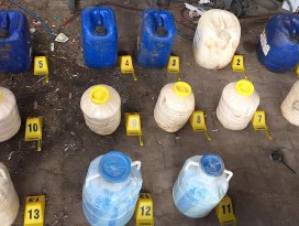 Derikte 613 kilogram patlayıcı madde ele geçirildi
