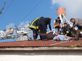 Konyada elektrik akımına kapılan boyacı öldü
