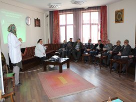 Karatay emekli konaklarında sağlık seminerleri